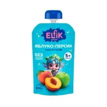 Obuol., persikų tyrė ELFIK, nuo 5 mėn., 100 g