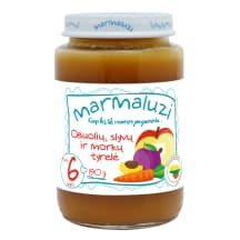 Obuol., slyvų tyrelė MARMALUZI, 6 mėn., 190 g