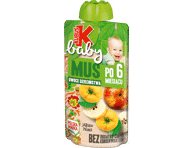 Obuolių ir svarainių tyrelė su vitaminu C, Kubuš baby, 120 g
