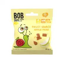 Obuolių kriaušių užkandis BOB SNAIL, 20 g