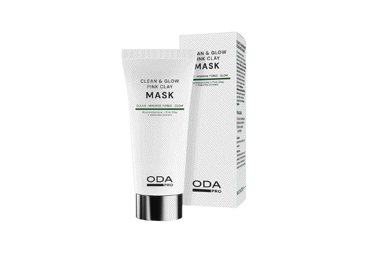ODA PRO Valanti ir skaistinanti rožinio molio kaukė, 50 ml