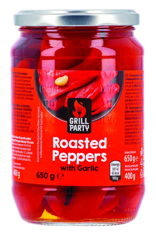Paprikos su česnaku GRILL PARTY, 650 g