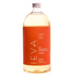 Parfumuotas skalbiklis ir minkštiklis IEVA greifruto, gintaro ir tonkos pupelių, 1 l