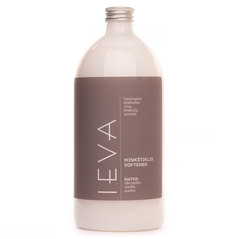 Parfumuotas skalbinių minkštiklis IEVA, vanilės pudros natos, 1 l