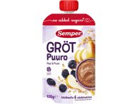 Paruošta vartoti košė SEMPER su kriauše, dž.slyvomios, nuo 6mėn., 120 g