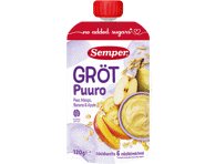 Paruošta vartoti košė SEMPER su mangais ir kriaušėmis, nuo 6 mėn., 120 g