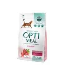 Pašaras katėms su veršiena OPTIMEAL, 0.7 kg