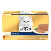 Paštetų rinkinys katėms GOURMET GOLD, 4 x 85 g