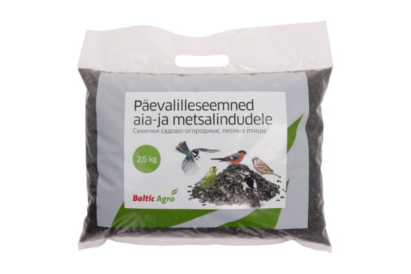 Paukščių lesalas, nelukštentos saulėgrąžos, 2.5 kg
