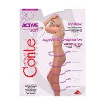 Pėdkelnės Conte Active Soft20 Nat 2 20d