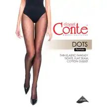 Pėdkelnės Conte Dots Nero 2 20d