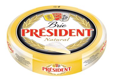Pelėsinis bri sūris PRESIDENT, 61,5 % rieb. s. m., 1 kg