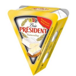 Pelėsinis sūris BRIE PRESIDENT, natūralus, 125 g
