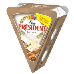 Pelėsinis sūris BRIE PRESIDENT su riešutais, 125 g