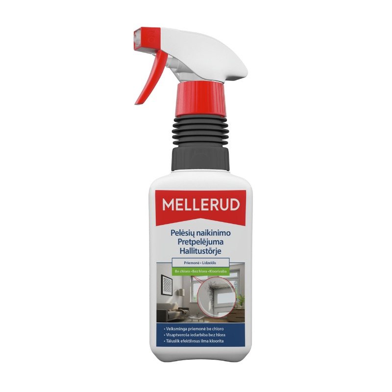 Pelėsių naikinimo priemonė be chloro Mellerud, 0.5 l