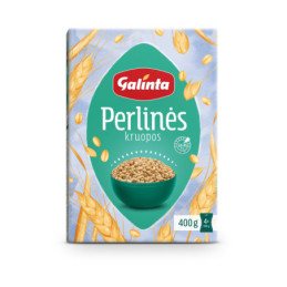 Perlinės kruopos GALINTA, 400 g, 4 x 100 g
