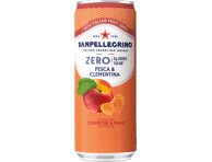 Persikų ir mandarinų sulčių gėrimas SANPELLEGRINO ZERO, 0.33 ml