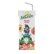 Persikų nektar. su minkštimu NATURALIS, 0.2 l