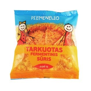 PIEMENĖLIO ferm. tark. sūris, 45 % rieb. s. m., 200 g