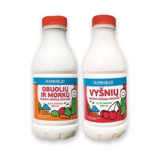 PIEMENĖLIO išrūgų gėrimas, 0.5 l