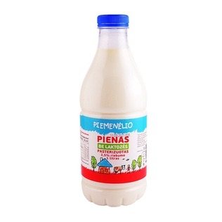PIEMENĖLIO pasteriz. pienas be laktozės, 3,5% rieb., 1 l