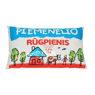 PIEMENĖLIO rūgpienis, 2,5% rieb., 1 kg