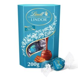 Pien. šok. LINDT LINDOR rutuliukai sūd. karam, 200 g