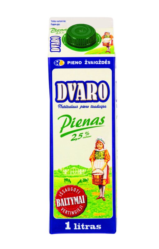 PIENAS DVARO 2,5% rieb., 1 l