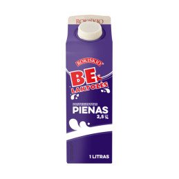 Pienas ROKIŠKIO, 2,5% rieb., be laktozės, 1 l