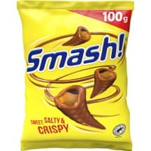 Pieninio šokolado užkandukai SMASH, 100 g