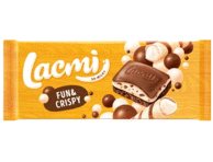 Pieninis akytasis šokoladas LACMI su ryžių traškučiais, 85 g