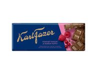 Pieninis šokoladas KARL FAZER su raudonosiomis uogomis, 180 g