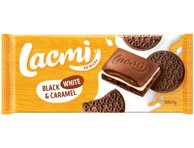 Pieninis šokoladas LACMI BLACK, WHITE & CARAMEL, 100 g