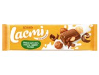Pieninis šokoladas LACMI su lazdynų riešutais ir karamele, 295 g