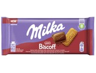 Pieninis šokoladas MILKA BISCOFF, 90 g