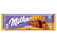 Pieninis šokoladas MILKA BUBBLY su karameliniu įdaru, 250 g