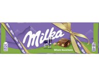 Pieninis šokoladas MILKA su neskaldytais lazdynų riešutais, 250 g