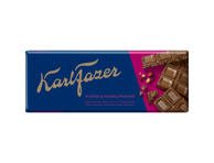 Pieninis šokoladas su razinomis ir riešutais KARL FAZER, 180 g