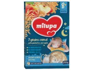Pieniška grūdų košė MILUPA su ob. ir prebiotik., nuo 8 mėn., 250 g
