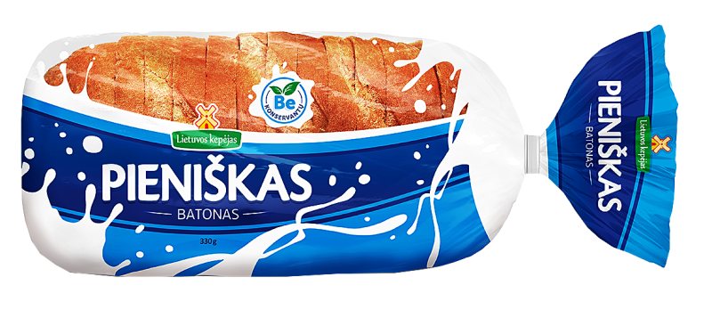 PIENIŠKAS batonas LIETUVOS KEPĖJAS, 330 g