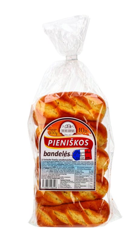 Pieniškos bandelės, 350 g