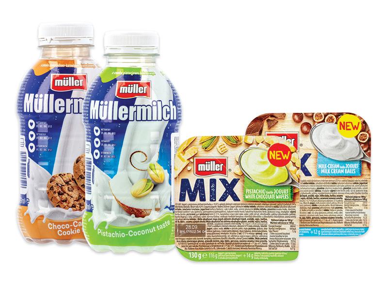 Pieno gėrimas ar jogurtas MULLER, 130 g