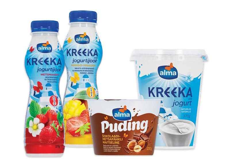 Pieno produktams ALMA