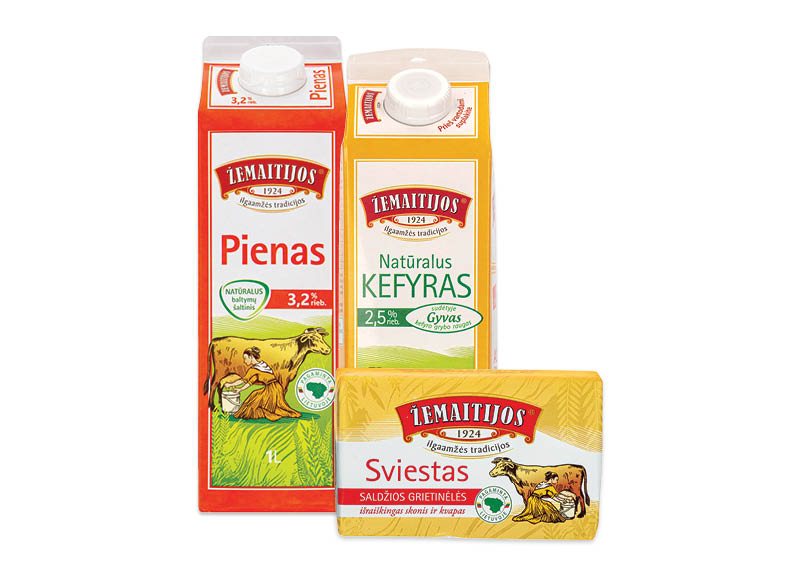 Pieno produktams ŽEMAITIJOS ILGAAMŽĖS TRADICIJOS