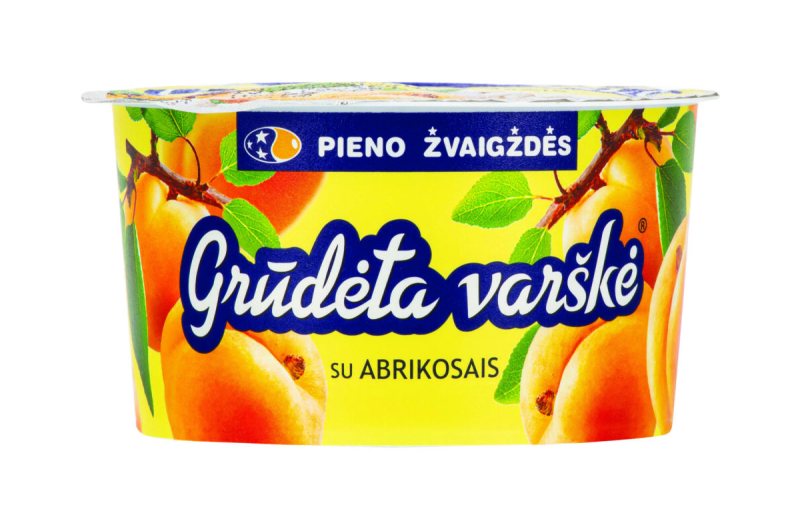 PIENO ŽVAIGŽDĖS grūdėtai varškei, 150 g