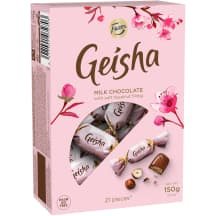 Pien.šok. saldainiai lazd.rieš., GEISHA, 150 g