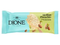 Pistacijų ledai DIONE su belgišku šokoladu, 70 g