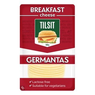 Pjaust. sūris GERMANTAS TILSIT, 45% rieb. s. m., 150 g