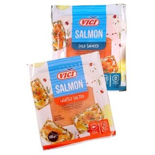 Pjaust.lašišų filė VIČI (2 rūš.), 100 g