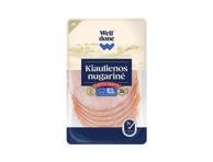 Pjaustyta karštai rūkyta kiaulienos nugarinė WELL DONE, 100 g
